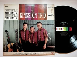 1965 The Kingston Trio Somethin Else Vinyl LP Record VG+ - Picture 1 of 4