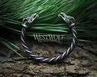 Silver Viking Phoenix Torc / Bracelet --- Norse/Jewelry/Celtic/Dragon/Eagle/Bird