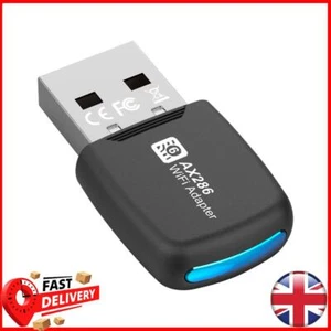 Mini USB WIFI 6 Dongle Driver Free 2.4GHz 286.8Mbps For PC/Laptop Windows7/10/11 - Picture 1 of 11