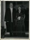 1936 Press Photo Justice Harlan Fiske Stone And Wife At The White Hos=Use