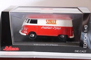 VERY RARE!!! 1:43 SCHUCO VW T1 Bulli Van "Sonax" Werbemodell; SCH03738, Lt.Ed. - Bild 1 von 2