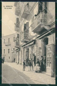 Sassari La Maddalena Via Garibaldi postcard KF1174 - Picture 1 of 2