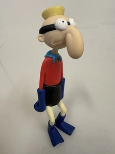 "Figura de juguete Barnacle Boy 5"" rara coleccionistas encontrar personaje de Bob Esponja EXCELENTE" - Imagen 1 de 5