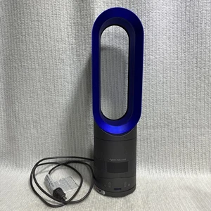 Dyson AM04 Hot + Cool Bladeless Fan Heater Iron Blue Air Multiplier Used - Picture 1 of 7