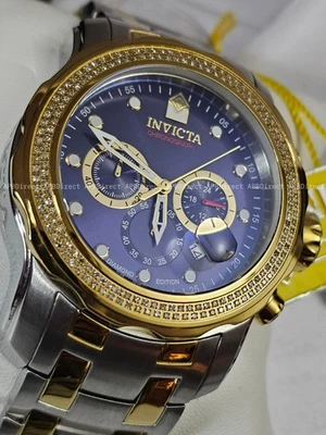 Invicta - Diamond Edition .76ctw - Silver SS - Pro Diver Scuba ICE  mens watch - Image 1 of 4