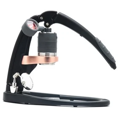  ATUALIZADO PRO 3 () - Máquina de café expresso manual com alavanca preta inoxidável - Imagem 1 de 4