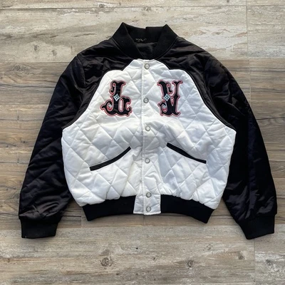 Chaqueta Bomber LOUIS VUITTON LV Monograma con Cuello - Blanca, Talla L Foto 1 de 3