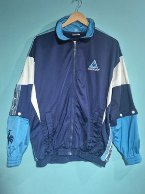 Винтажная спортивная куртка Le Coq Sportif Popper Track Цвет синий Размер M - Изображение 1 из 4