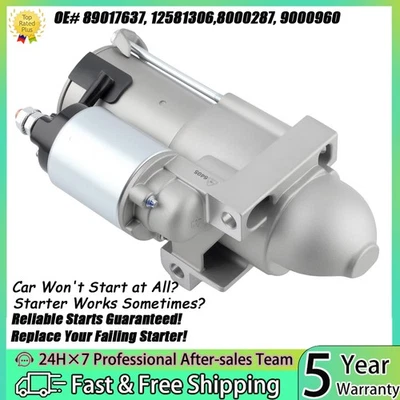 Starter For 2004-2007 Chevy Astro Blazer S10 Express 1500 9 Teeth 12581306 Foto 1 de 4