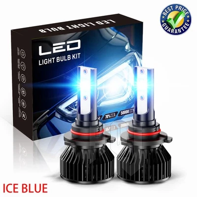 For Cadillac ATS 2013-2017 - 2x 9012 Front LED Headlight 8000K Bulbs Hi/Lo Beam - Image 1 of 4