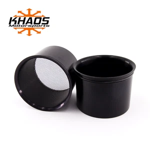Anillo de admisión de luz de cabeza para Dodge Challenger negro anodizado - Imagen 1 de 4