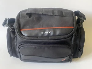 Sony Soft Carrying Case Camcorder Camera Shoulder Bag LCSSC12 Multiple Pocket - Picture 1 of 6