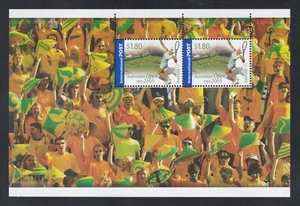 2005 Australian Open Tennis Centenary - Mini Sheet format x 2 - Classic Images - Picture 1 of 2