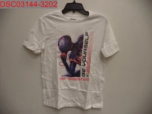 OldNavy Kids White MarvelSpiderman BeYourself BeGreater Tee XL 14/16 50087467043 - Picture 1 of 8