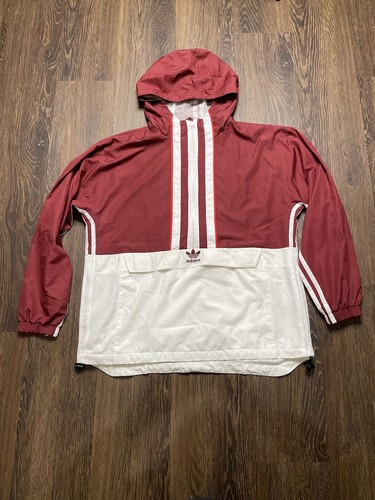 SUPREME Giacca a giacca a vento Adidas Taglia Small Originals Noble Maroon DJ2853