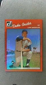 2023 Donruss Retro Red Holo #282 Duke Snider Dodgers #'d/2023 - Picture 1 of 2