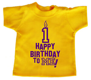 First Birthday T-Shirt "Happy birthday To Me" 1st 1 Year Old Party Clothes Gift