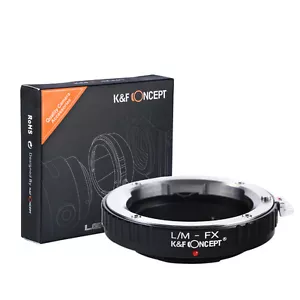 Anello adattatore obiettivo K&F Concept L/M-FX per obiettivo Leica LM a fotocamere Fujifilm FX - Foto 1 di 8