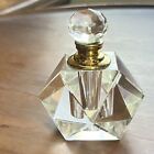 Vintage Crystal Prism Perfume Bottle Vanity Decor