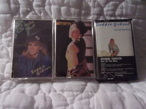 DEBBIE GIBSON 3 CASSETTE LOT OUT OF THE BLUE ELECTRIC YOUTH ANYTHING IS POSSIBLE - Picture 1 of 22