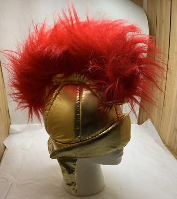 Elope Soldado Romano Troyano USC Guerrero Peluche Difuso Halloween Disfraz Casco Suave Foto 1 de 4