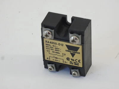 Carlo Gavazzi RA4850-D12 Panel Mount Solid State Relay - Image 1 of 4