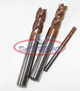 1 pieza 4 flautas acero tungsteno acero tungsteno fresa de extremo de acero CNC recubierto metal plano nuevo - Imagen 1 de 2