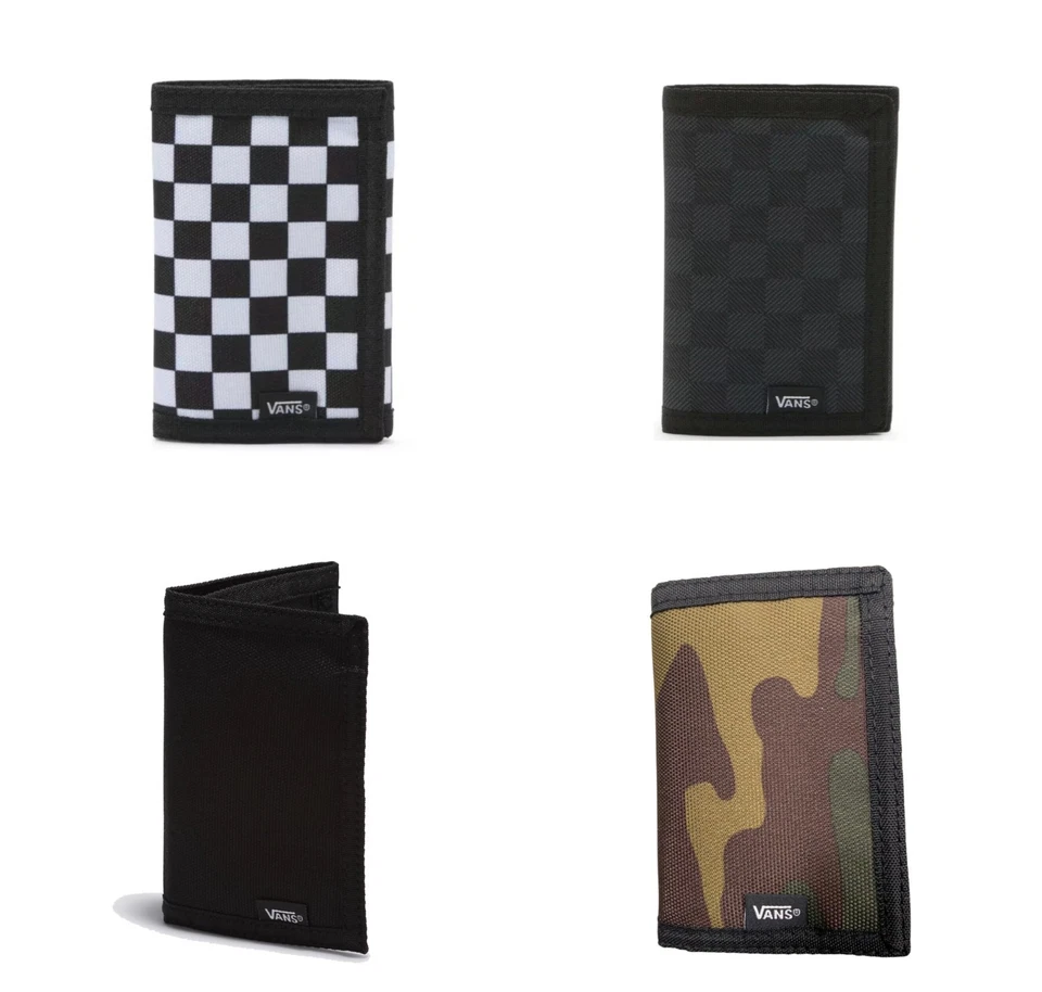 Vans Slipped Wallet Tri Fold Men/ Womens Wallet Hook and Loop Closure - Image 1 of 1
