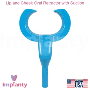 Lip and Cheek Dental Oral Retractor with Suction PVC Material Safe and Hygienic - Picture 1 of 4