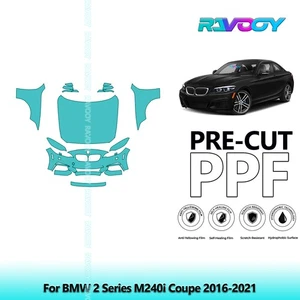 PreCut Paint Protection PPF Kit For BMW 2 Series M240i Coupe 2016-2021 - Picture 1 of 7