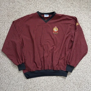 Vintage 2000 St Andrews Golf Old Course Jacket XL Tartan Plaid Windbreaker 129th - Picture 1 of 13