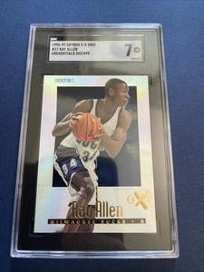 1996 -97 RAY ALLEN Skybox E-X 2000 Essential Credentials #/499 Rc SGC 7 NM HOF - Picture 1 of 3