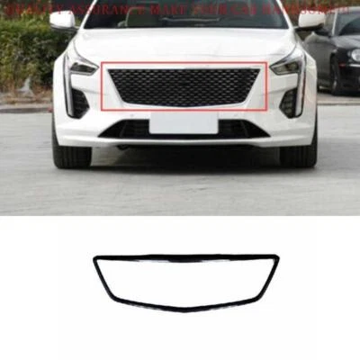 For Cadillac CT6 19-20 Bright black Front Bumper Center Mesh Grille Grill Frame Foto 1 de 4