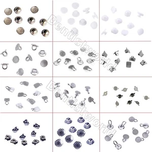 Dentystyczne ortodontyczne guziki językowe Bondable Round / Rectangular Mesh Base 10Pc / worek - Zdjęcie 1 z 116