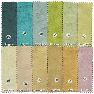 SPANDEX FAUX SUEDE LEATHERETTE FABRIC JACKET CLOTHES APPAREL UPHOLSTERY SOFA 58" - Picture 1 of 549