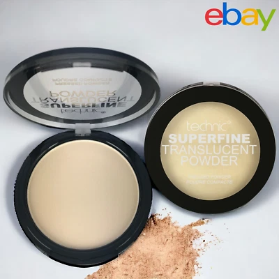 Technic Superfine Translucent Pressed Face Powder Matte Make Up Setting Natural  - Image 1 of 4