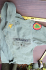 TWO%282%29+Vietnam+Era+US+Army+Sateen+Shirt+1%29short+sleeve+patched+%26+1%29long+sleeve