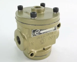 C.A. Norgren 2-Way Inline Air Control Valve A1013B 00 A1 - 3/8" Pneumatic Valve - Picture 1 of 4