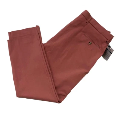 Ralph RALPH LAUREN Light Red Dress Pants Straight Flat Front 40" x 30" NWT $79 - Image 1 of 4