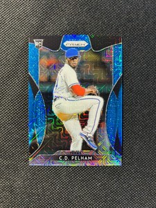 2019 Panini Prizm Blue Mojo #225 C.D. CD Pelham Texas Rangers RC /399 Rookie MLB