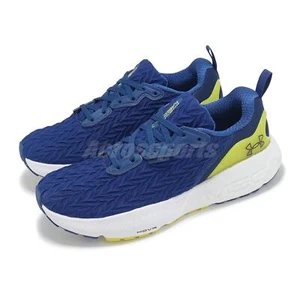 Under Armour HOVR Mega 3 Clon UA Azul Mirage Amarillo Hombres Correr 3025308-401 - Imagen 1 de 8