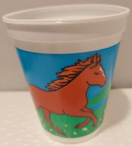 My Horse Plastic Souvenir Cup (1) - Pony Party Supplies - Picture 1 of 1