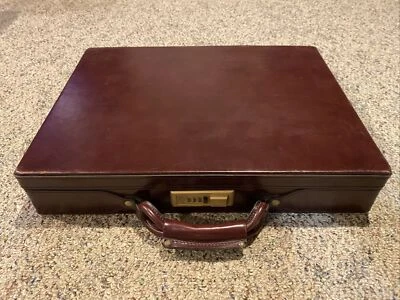 Vintage Hartmann Leather Luggage Suitcase - Image 1 of 4