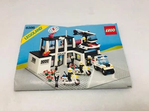 Lego #6386 Police Command Base Instructions - 1986 Legoland - Picture 1 of 12