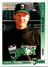 2000 Grandstand West Tenn Diamond Jaxx Minor League Baseball Alan Dunn 