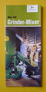 MINTY Vintage JOHN DEERE New 400 Grinder-Mixer BROCHURE Pamphlet 1965 - Picture 1 of 2