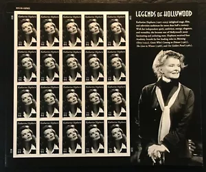 2010 Scott #4461 - 44¢ - KATHERINE HEPBURN - HOLLYWOOD LEGEND - Full Sheet - MNH - Picture 1 of 1