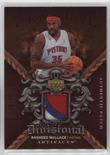 2007-08 Upper Deck Artifacts Divisional Red /29 Rasheed Wallace #DA-RW Patch