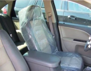 Dealership Plastic Disposable Seat Covers (Quantity 250 Per Roll/Box) - Picture 1 of 2