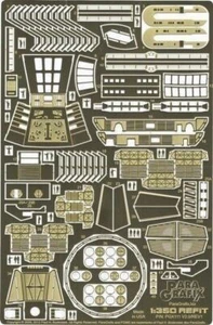 Paragrafix 111 x 1/350 USS Enterprise Refit Photo-Etch Set for Polar Lights - Picture 1 of 1